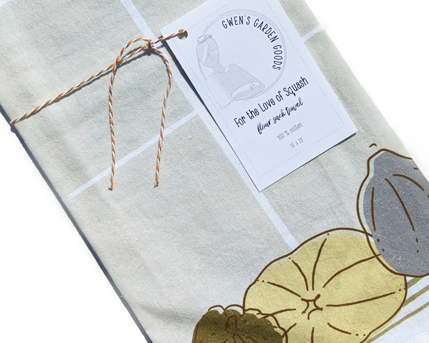 For the Love of Squash Flour Sack Towel image 4
