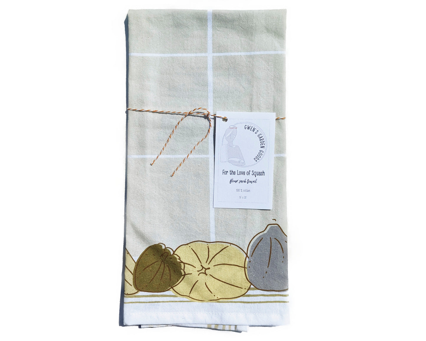 For the Love of Squash Flour Sack Towel image 0