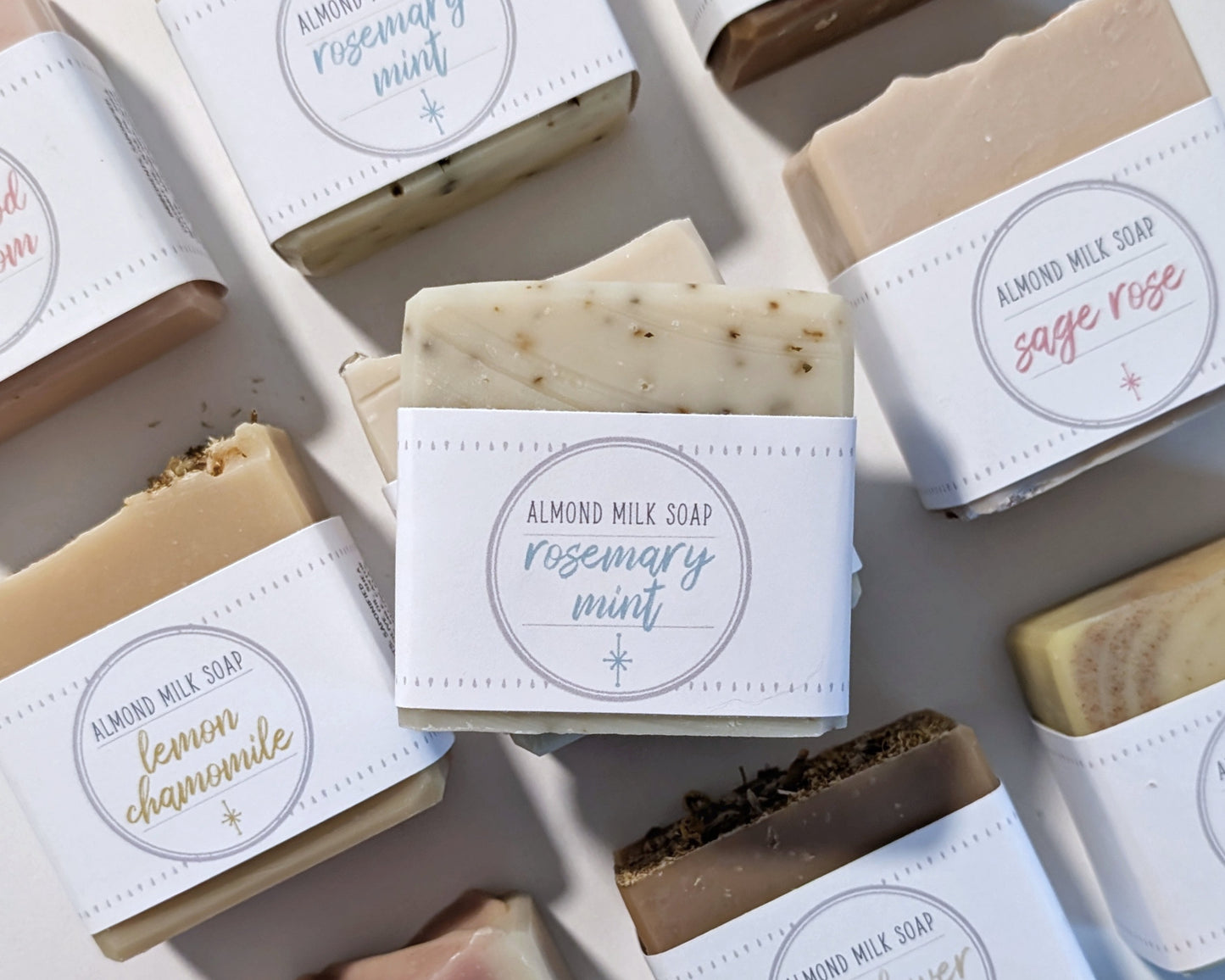 Rosemary Mint Almond Milk Soap image 5
