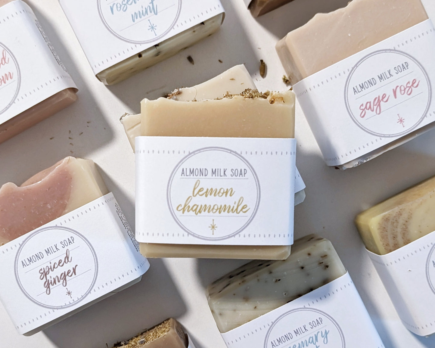 Lemon Chamomile Almond Milk Soap image 4