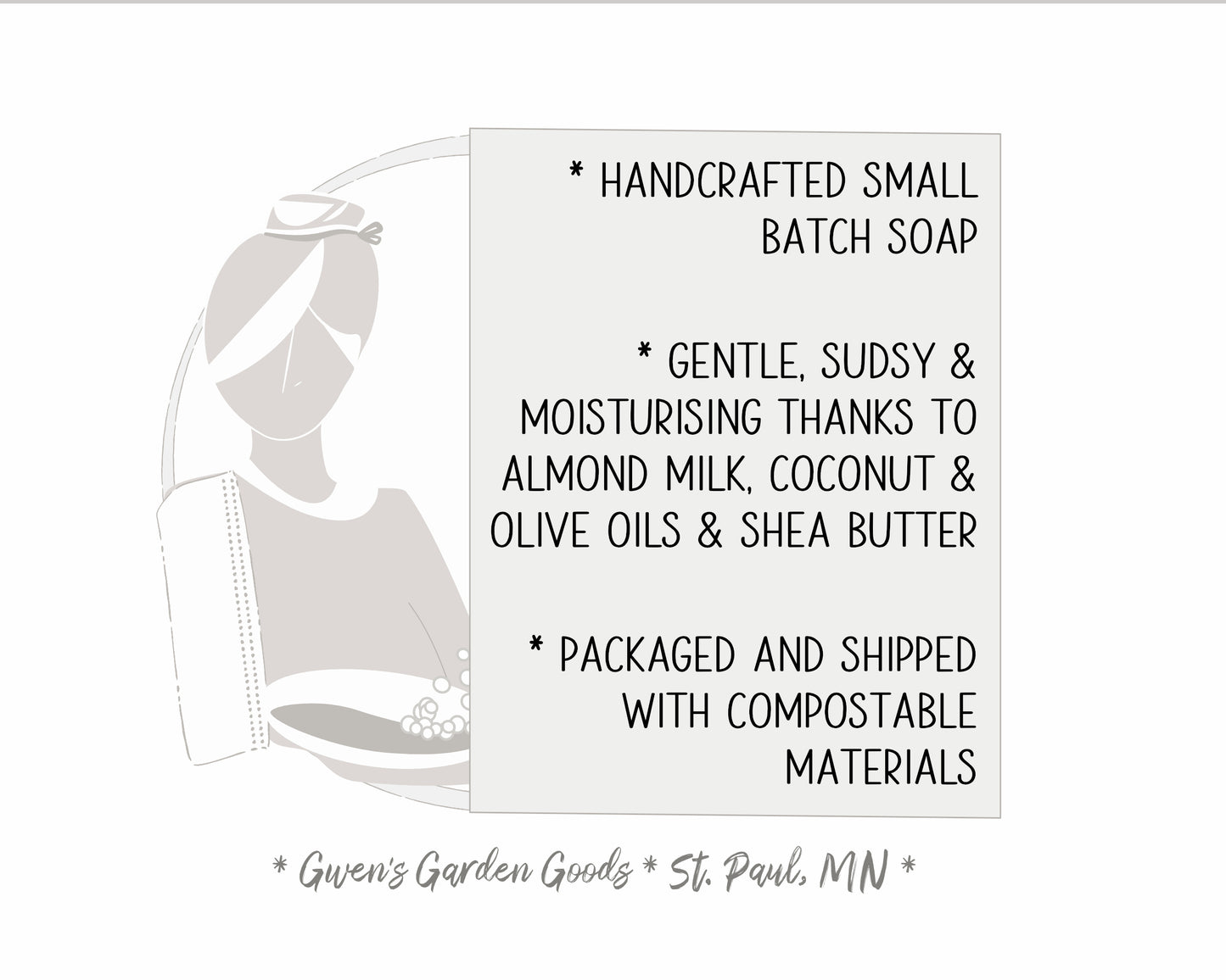 Northern Woods Almond Milk Soap image 1
