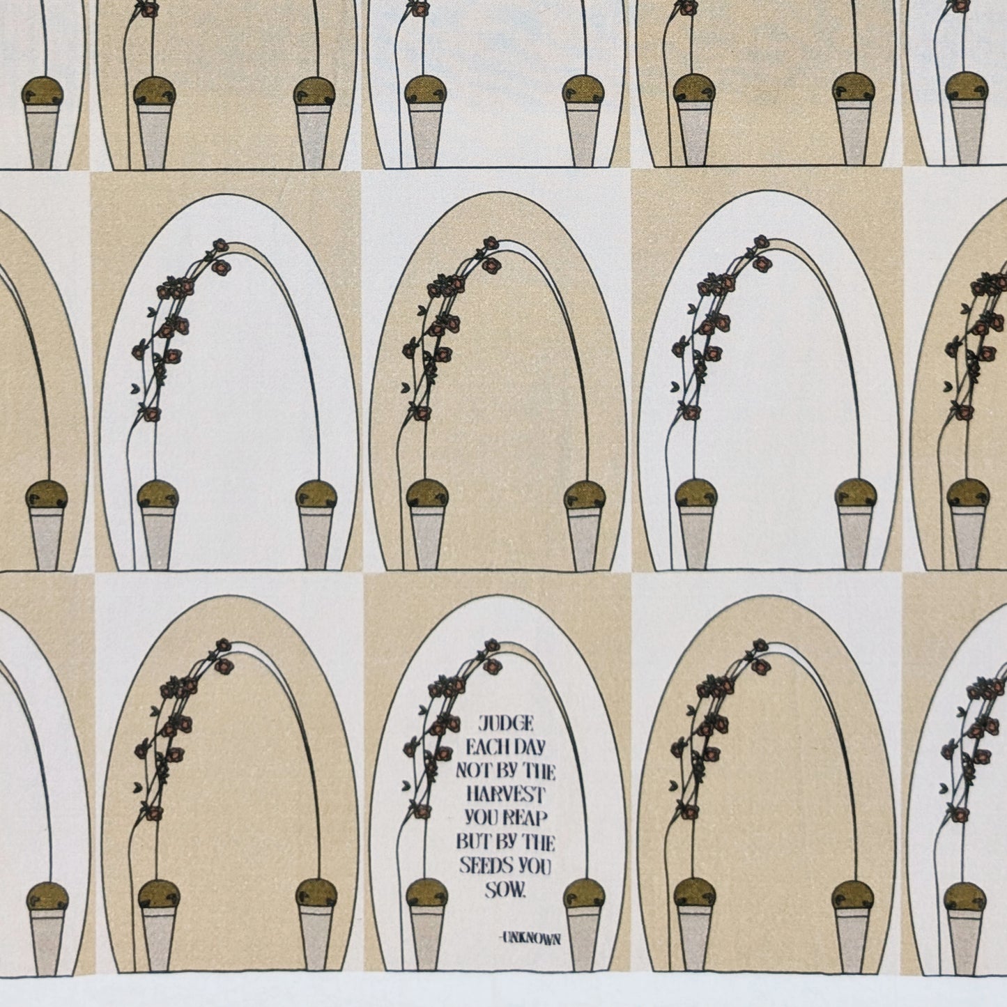 Under the Arbor flour sack towel