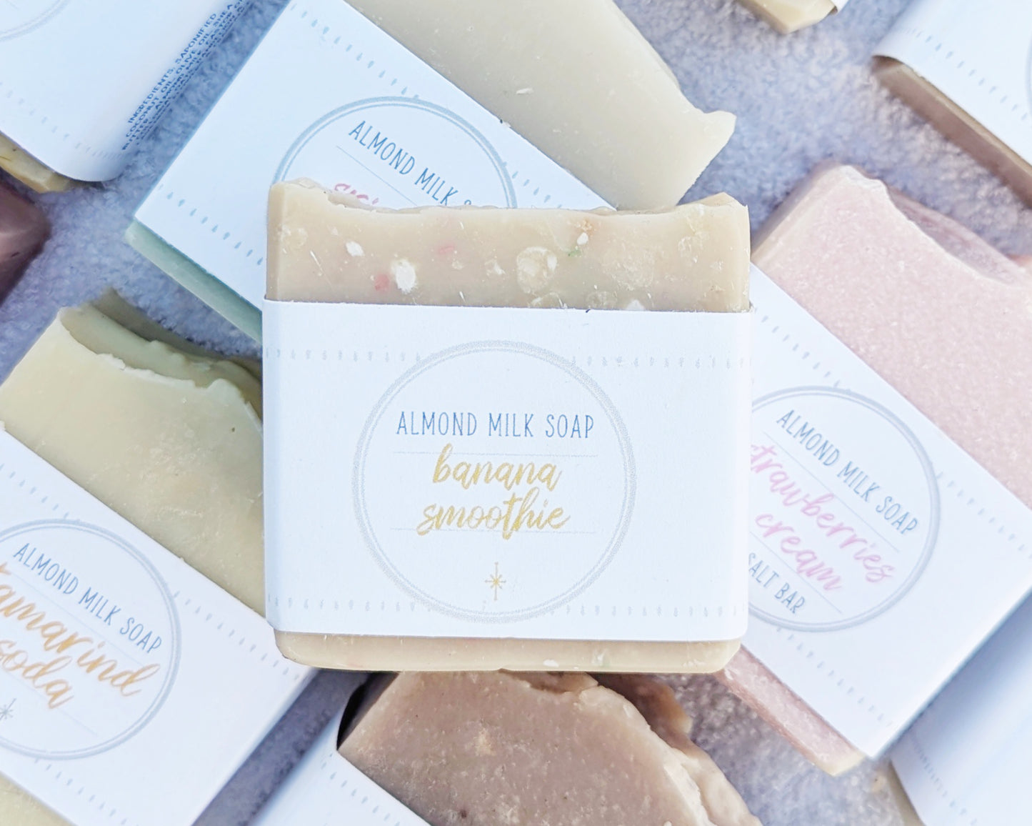 Banana Smoothie Almond Milk Soap image 0