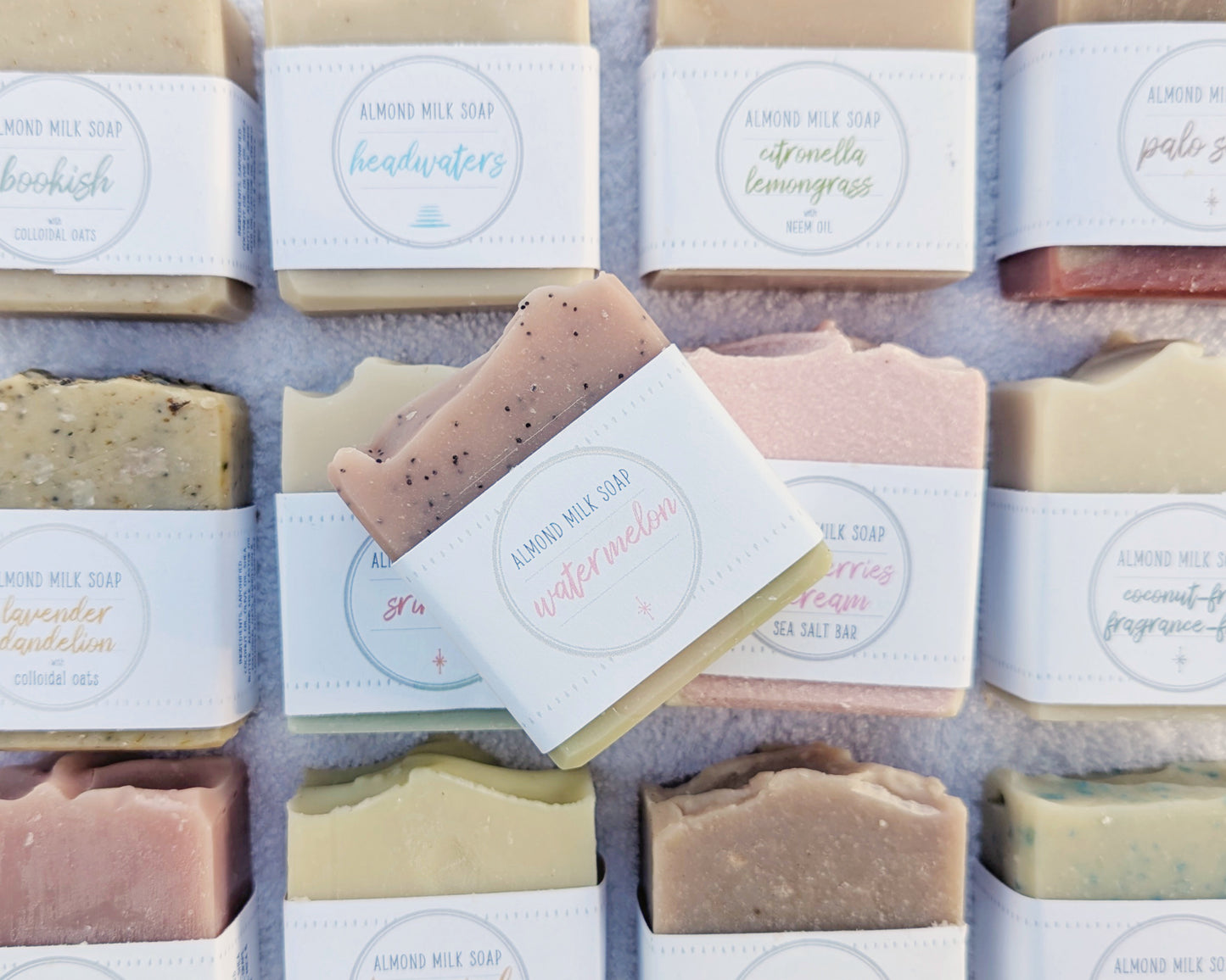 Watermelon Almond Milk Soap image 4