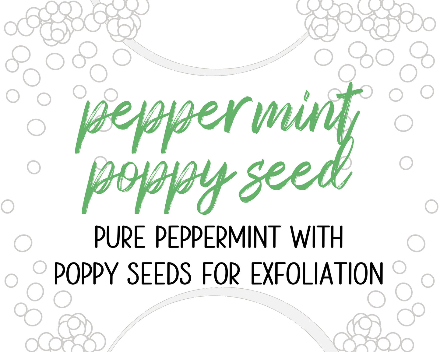 Peppermint Poppy Seed Almond Milk Soap image 1