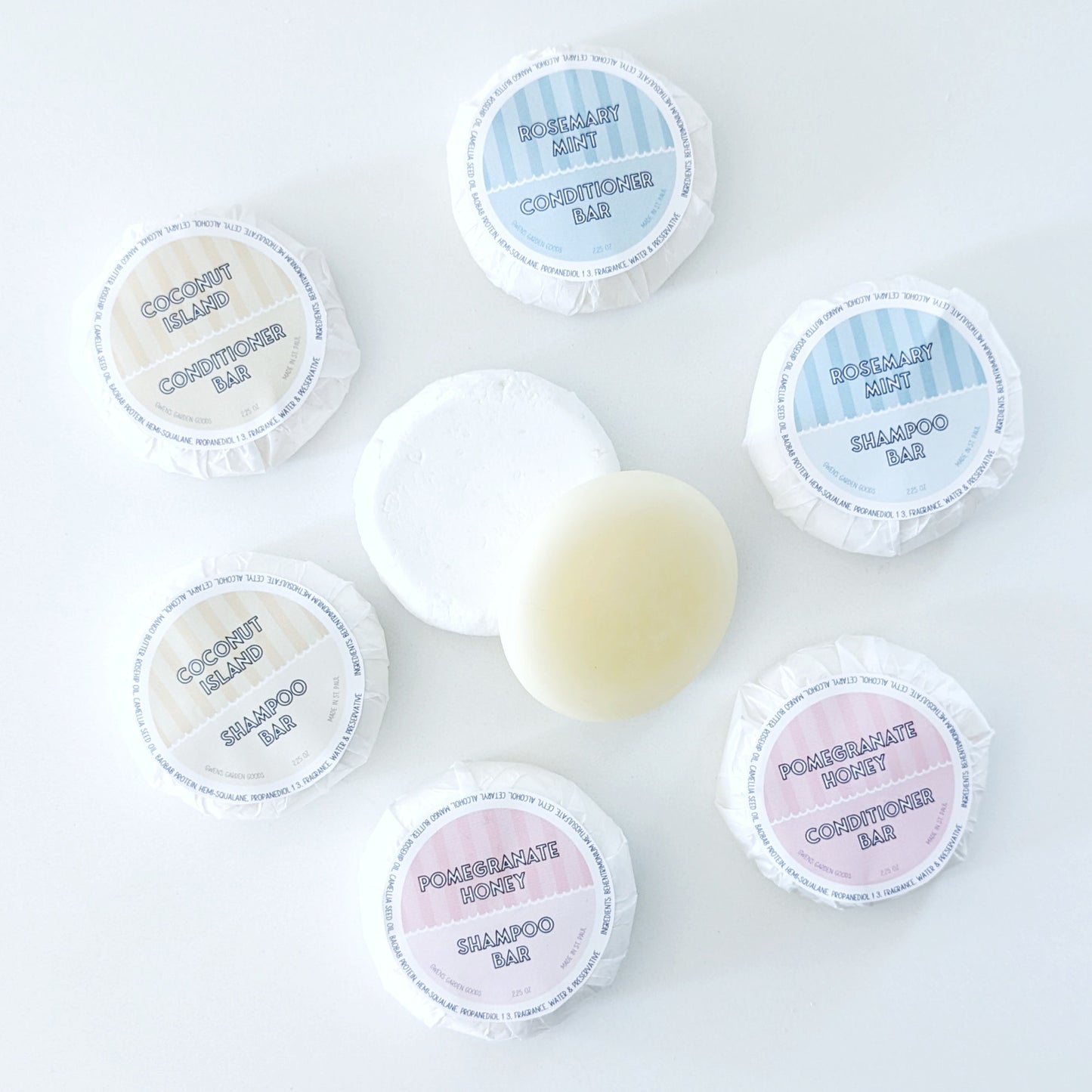 Conditioner bars with hemi-squalane image 1