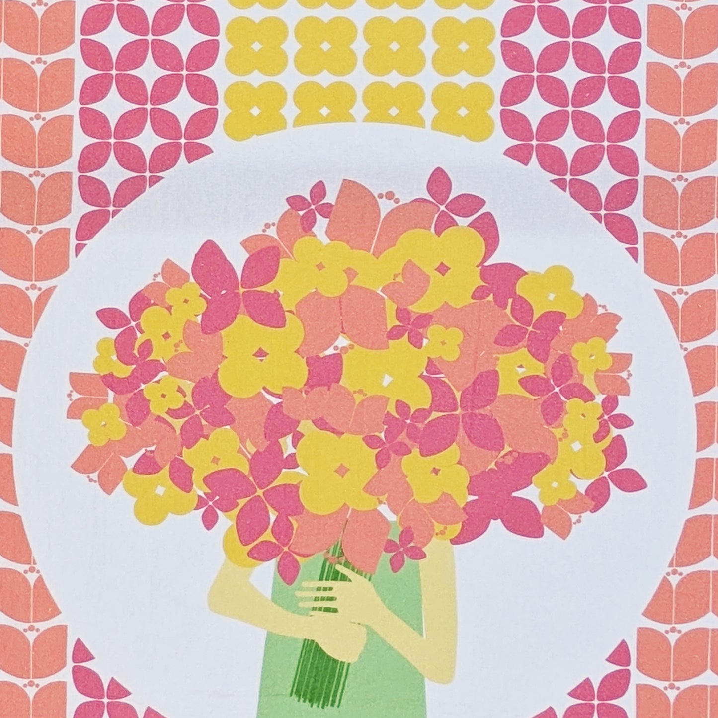 Flower Girl flour sack towel