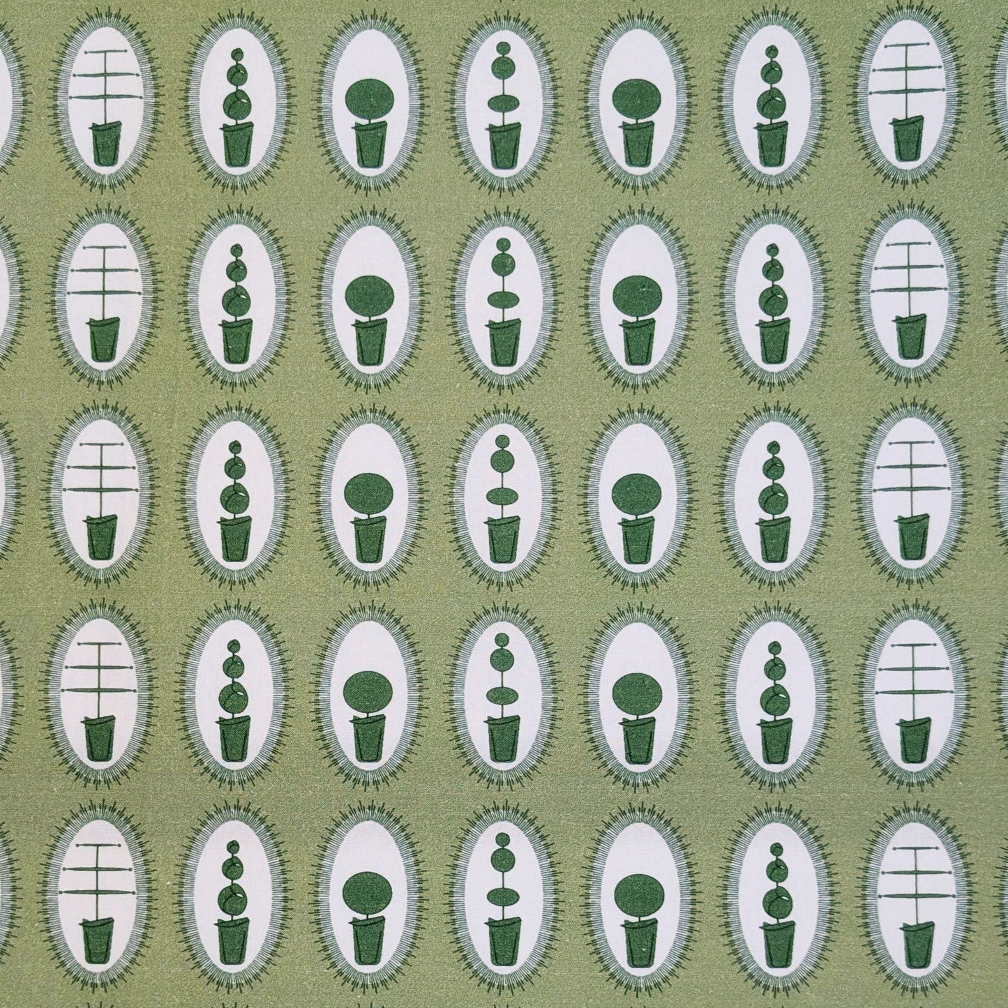 Topiary flour sack towel