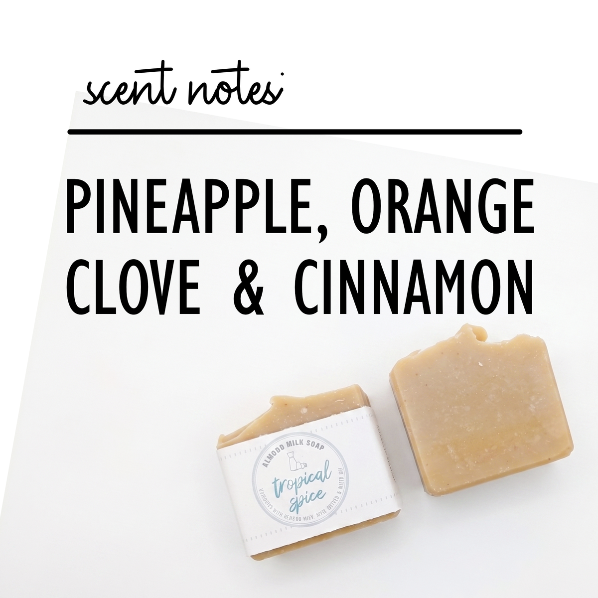 Tropical Spice Almond Milk Soap