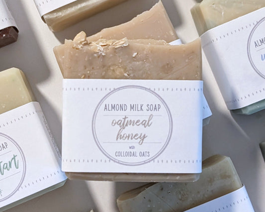 Oatmeal Honey Almond Milk Soap image 0