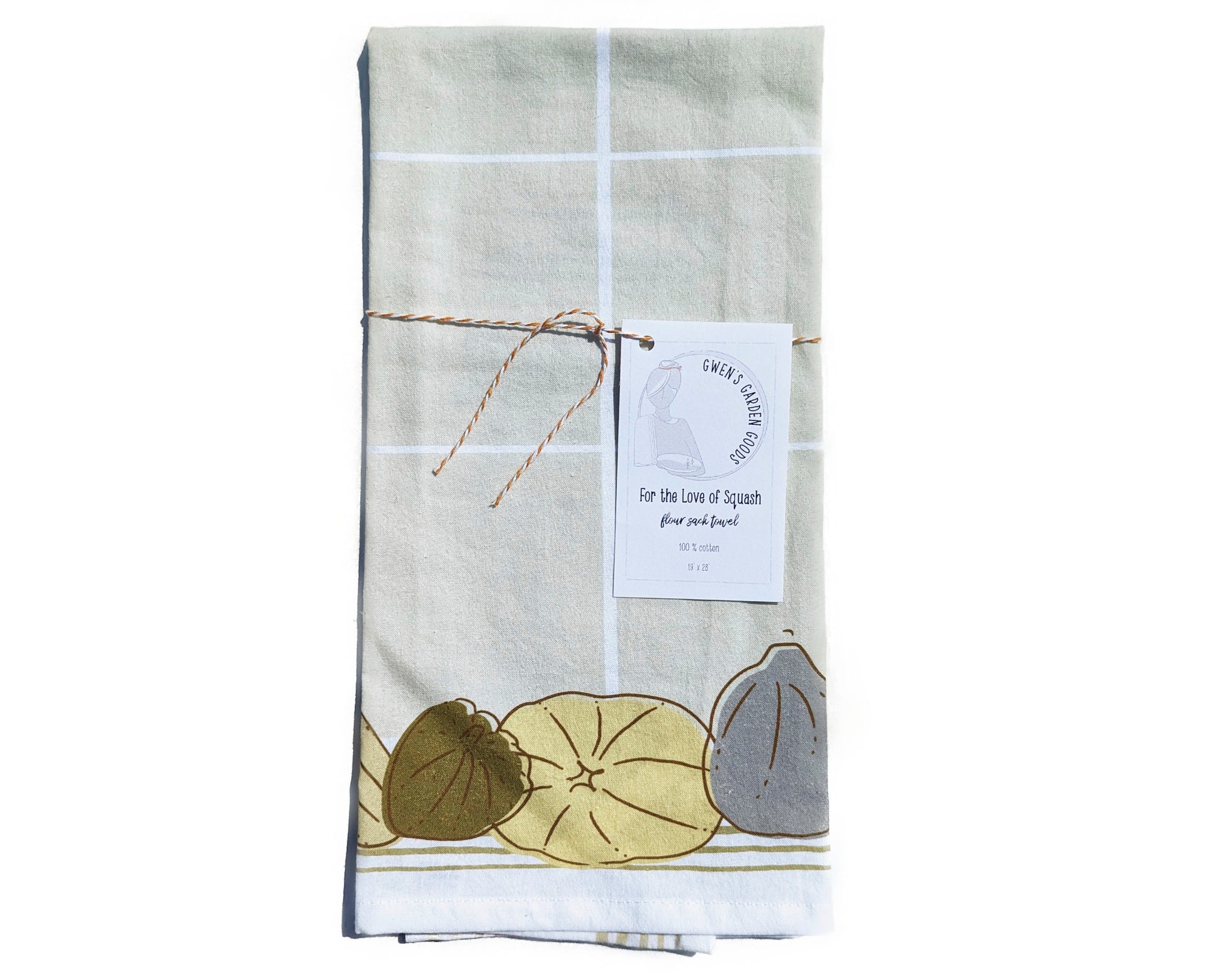 For the Love of Squash Flour Sack Towel image 0