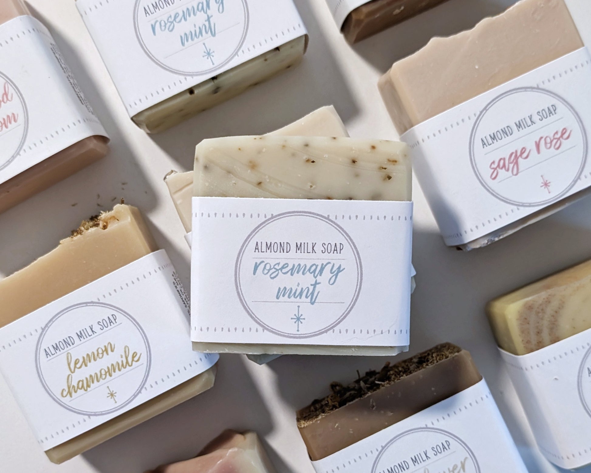Rosemary Mint Almond Milk Soap image 5
