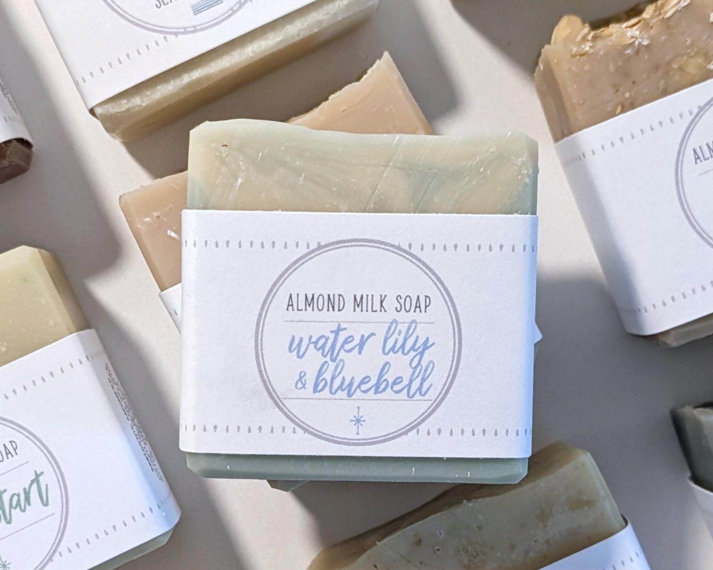Water Lily & Bluebell Almond Milk Soap image 0