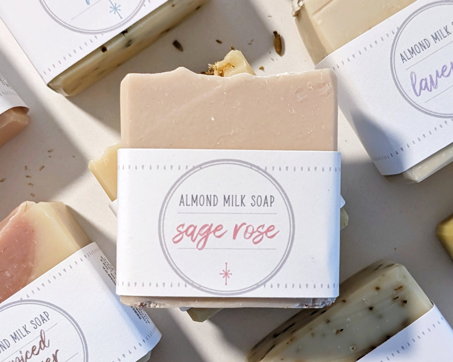 Sage Rose Almond Milk Soap image 0