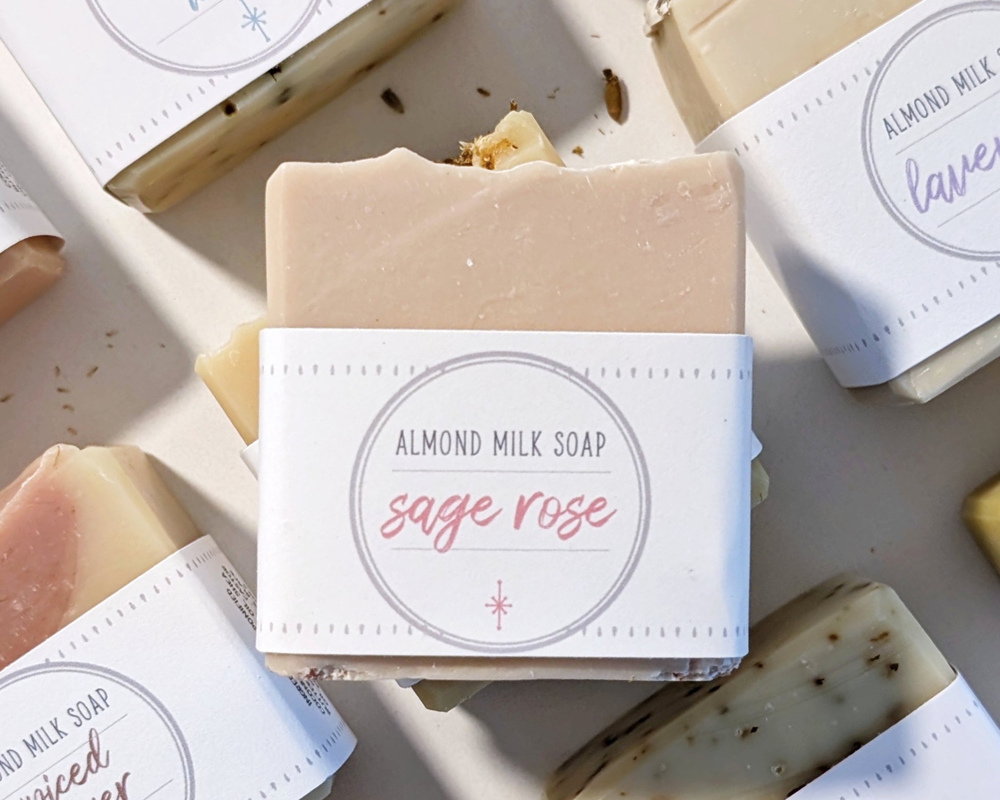 Sage Rose Almond Milk Soap image 0