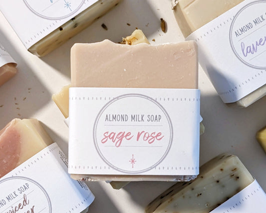Sage Rose Almond Milk Soap image 0