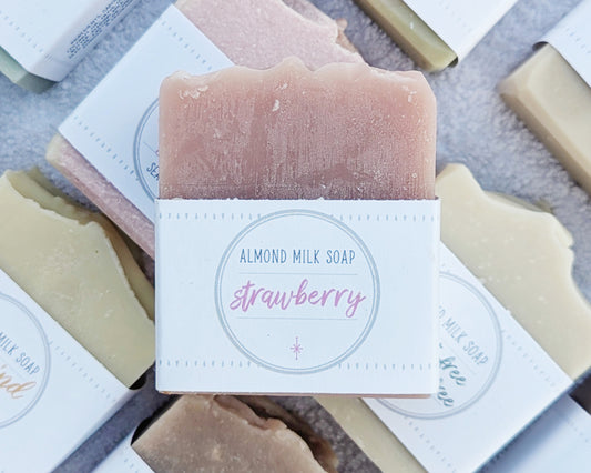 Strawberry Almond Milk Soap image 0