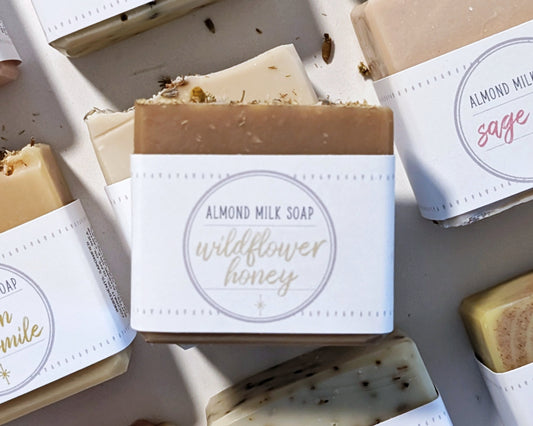 Wildflower Honey Almond Milk Soap image 0