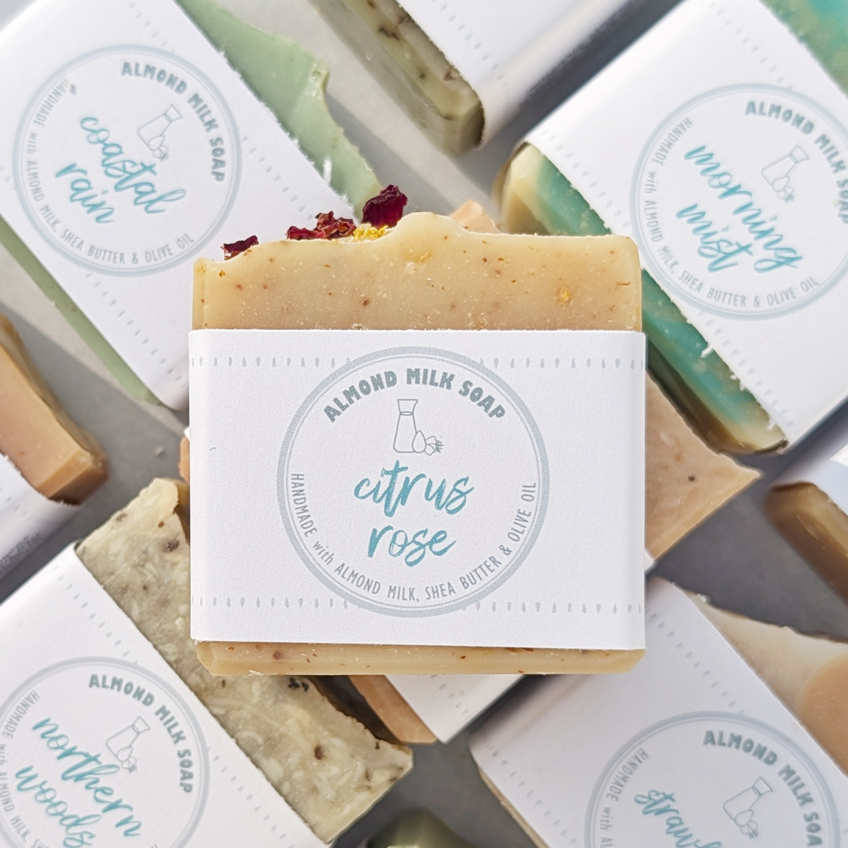 Citrus Rose Almond Milk Soap