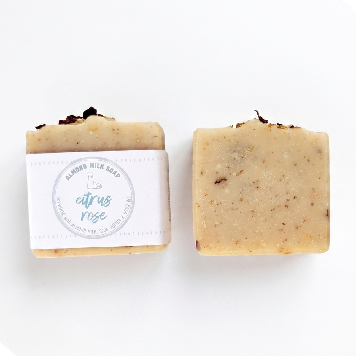 Citrus Rose Almond Milk Soap