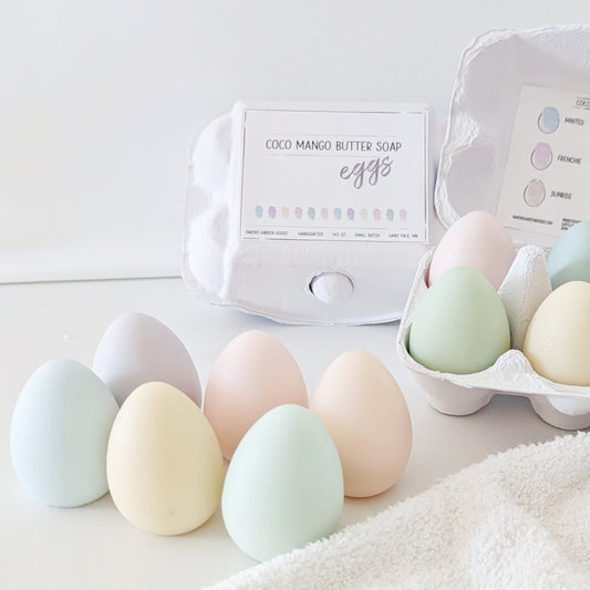 Coco Mango Butter Egg Soaps image 0