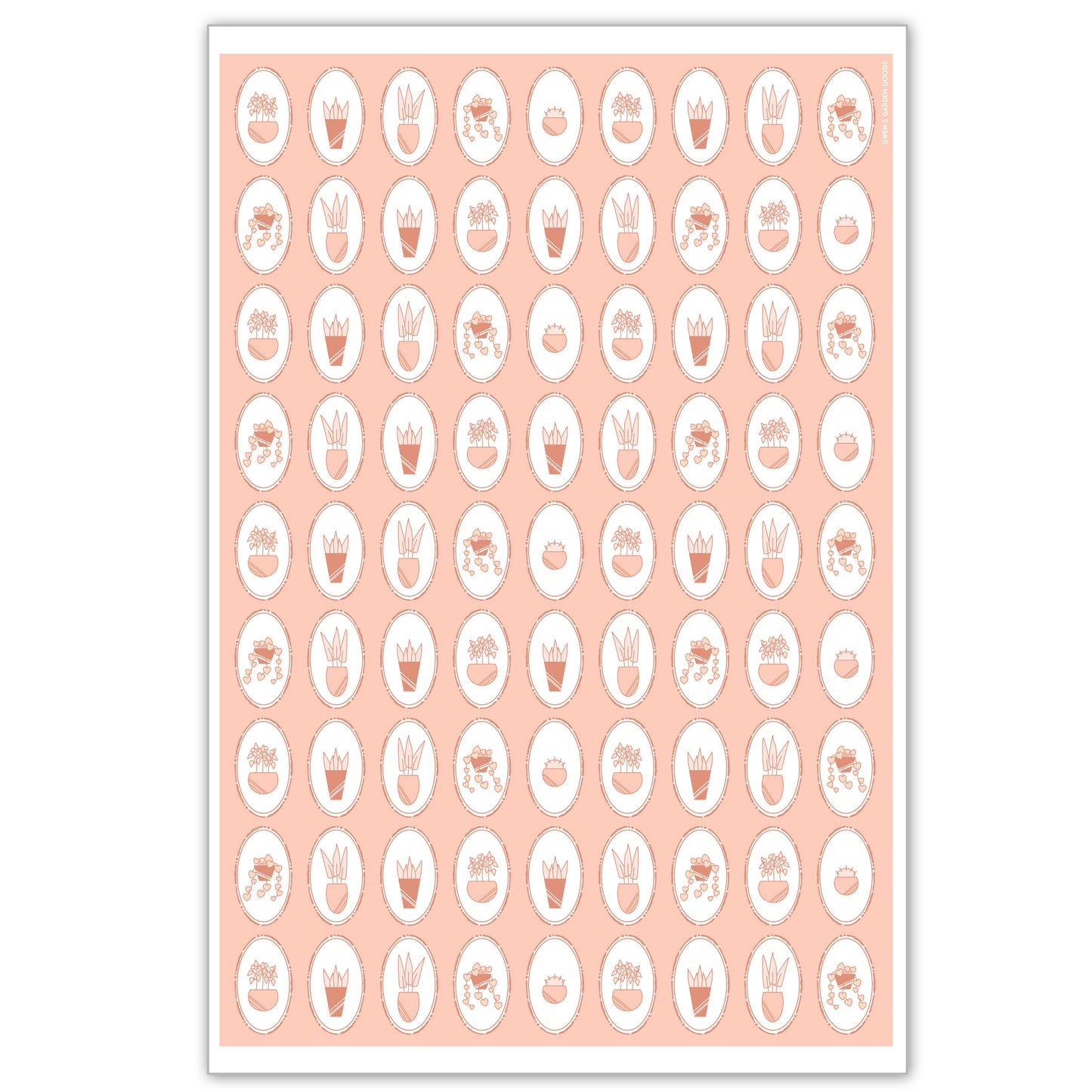 Houseplants Flour Sack Towel