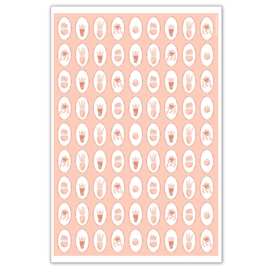 Houseplants Flour Sack Towel