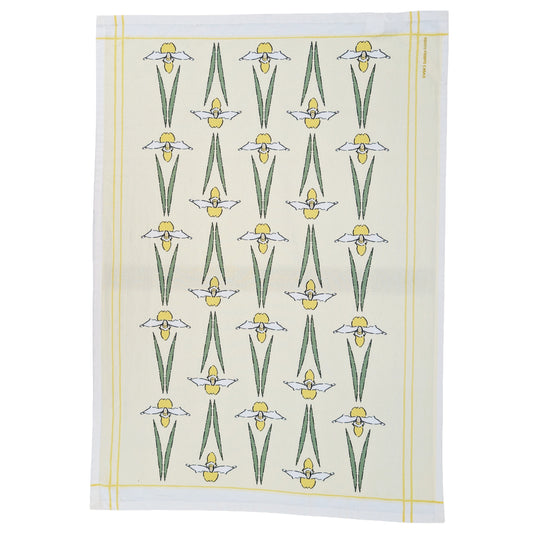 The Lady's Slippers Yellow Flour Sack Towel
