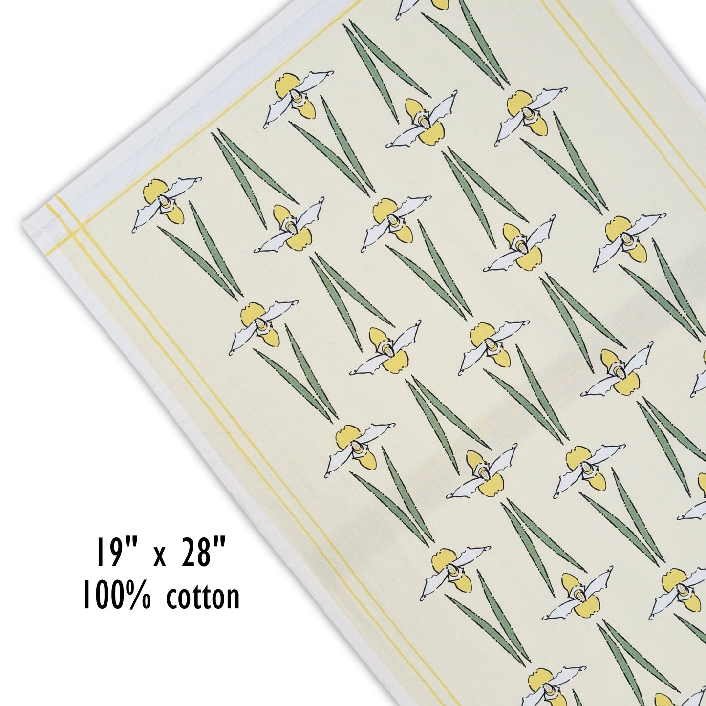 The Lady's Slippers Yellow Flour Sack Towel