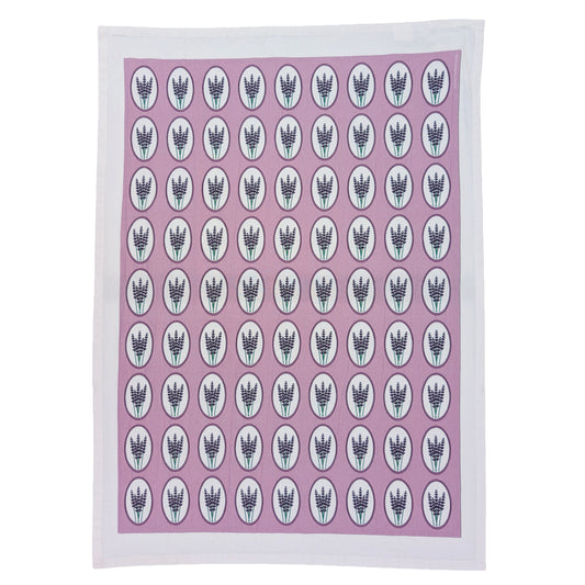 Lavender Bouquet flour sack towel