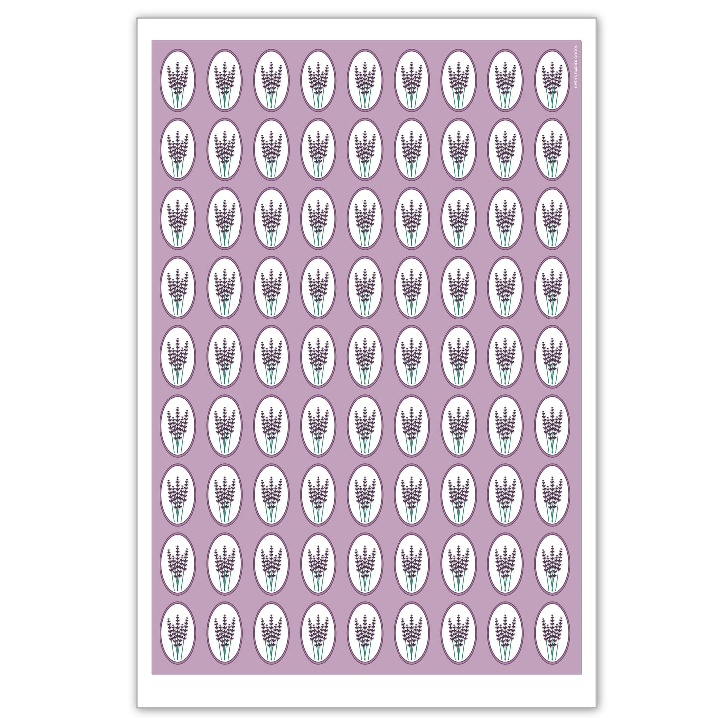 Lavender Bouquet flour sack towel