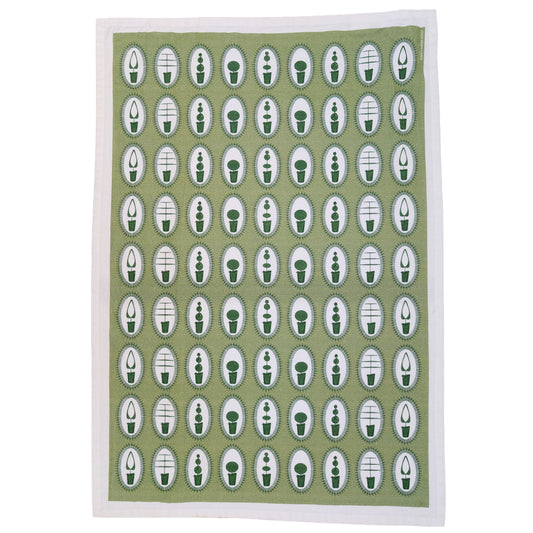 Topiary flour sack towel