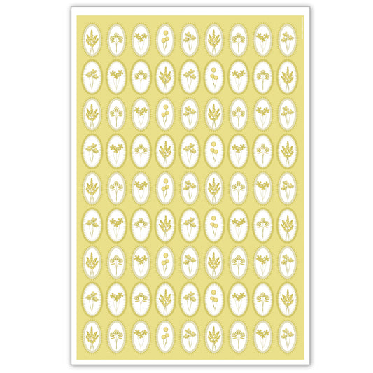 Flower bouquet flour sack towel