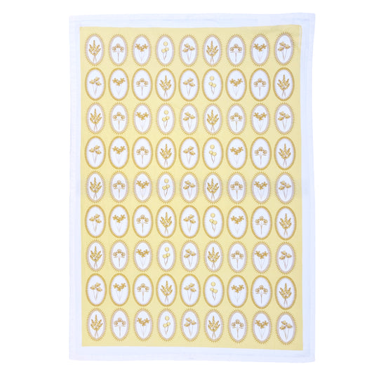 Flower bouquet flour sack towel
