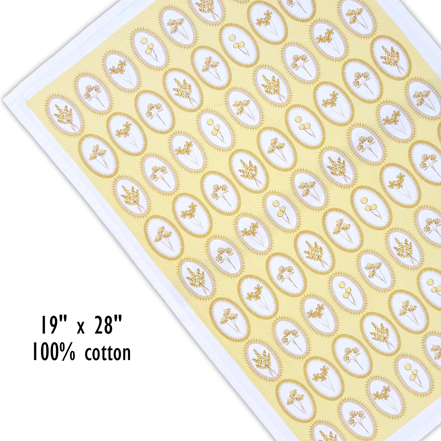 Flower bouquet flour sack towel