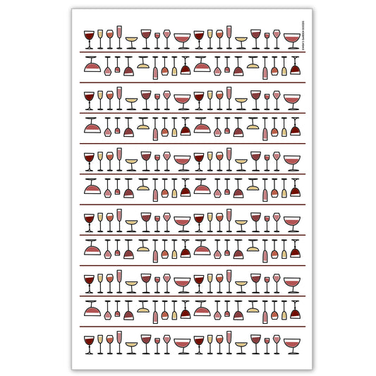 Raise A Glass flour sack towel